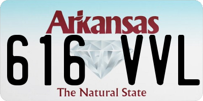 AR license plate 616VVL