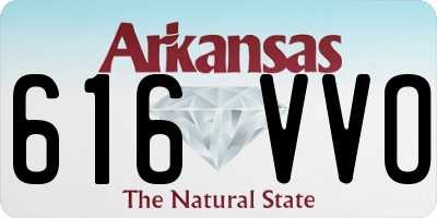 AR license plate 616VVO