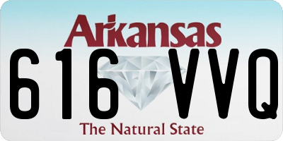 AR license plate 616VVQ