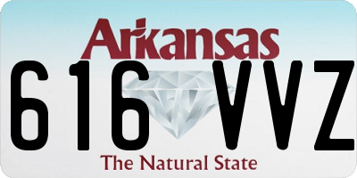 AR license plate 616VVZ