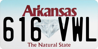 AR license plate 616VWL