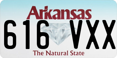AR license plate 616VXX