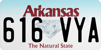 AR license plate 616VYA