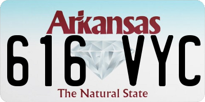 AR license plate 616VYC