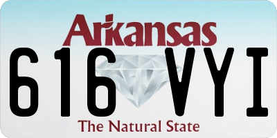 AR license plate 616VYI