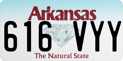 AR license plate 616VYY