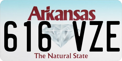 AR license plate 616VZE