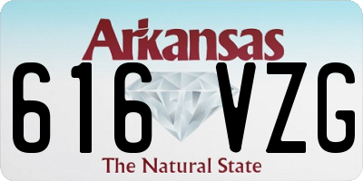 AR license plate 616VZG