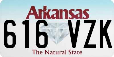 AR license plate 616VZK