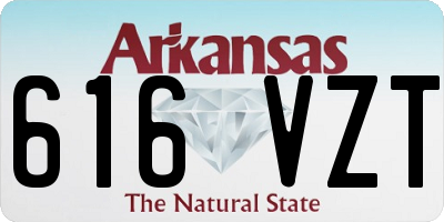 AR license plate 616VZT