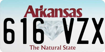 AR license plate 616VZX