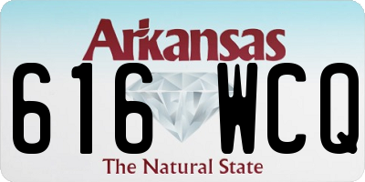 AR license plate 616WCQ