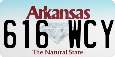 AR license plate 616WCY