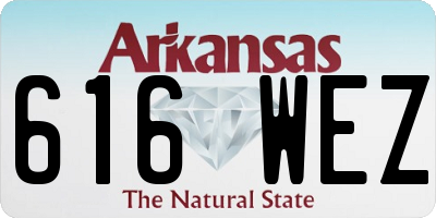 AR license plate 616WEZ