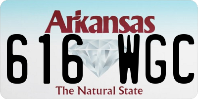 AR license plate 616WGC
