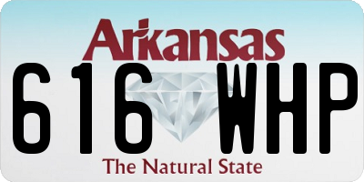 AR license plate 616WHP