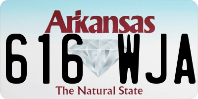 AR license plate 616WJA