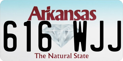 AR license plate 616WJJ