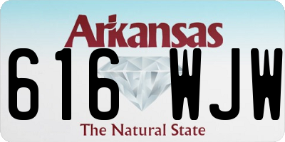 AR license plate 616WJW