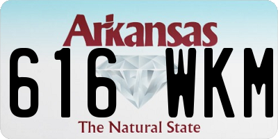 AR license plate 616WKM