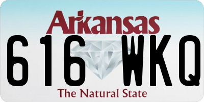 AR license plate 616WKQ
