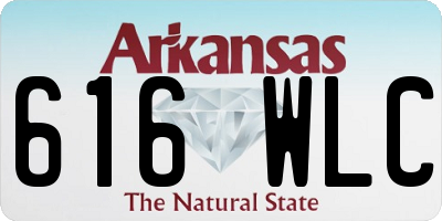 AR license plate 616WLC