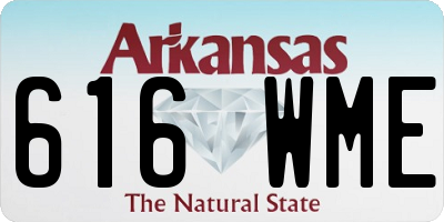 AR license plate 616WME