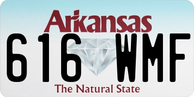AR license plate 616WMF