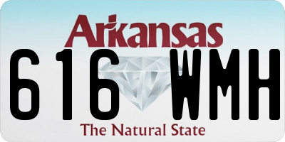 AR license plate 616WMH