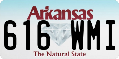 AR license plate 616WMI