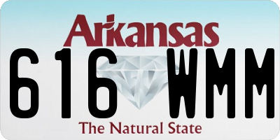 AR license plate 616WMM