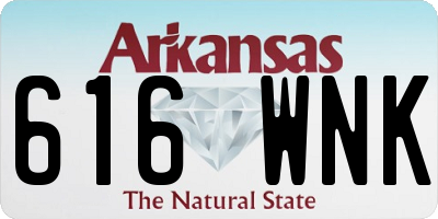 AR license plate 616WNK