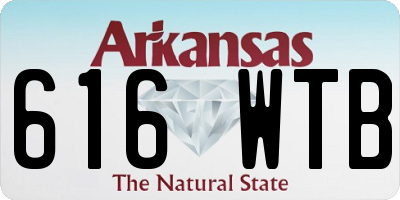 AR license plate 616WTB