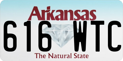 AR license plate 616WTC