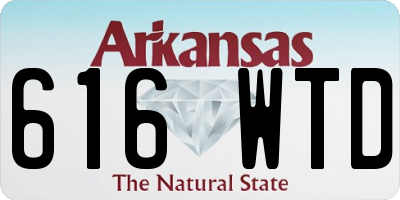 AR license plate 616WTD