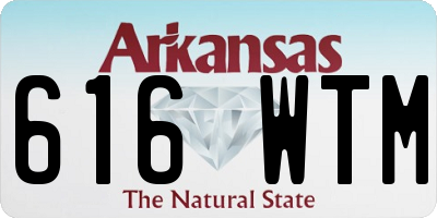 AR license plate 616WTM
