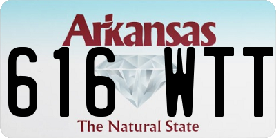 AR license plate 616WTT