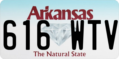 AR license plate 616WTV