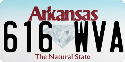 AR license plate 616WVA