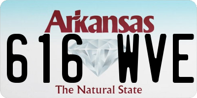 AR license plate 616WVE
