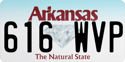 AR license plate 616WVP