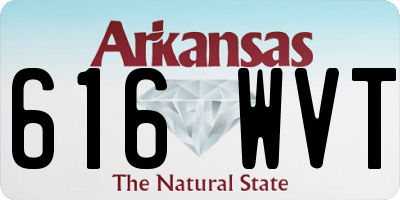 AR license plate 616WVT