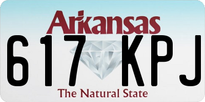 AR license plate 617KPJ