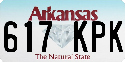AR license plate 617KPK