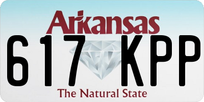 AR license plate 617KPP