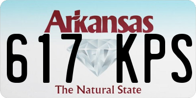 AR license plate 617KPS