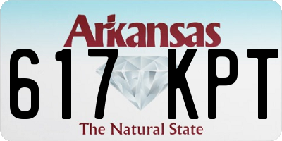 AR license plate 617KPT