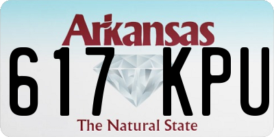 AR license plate 617KPU