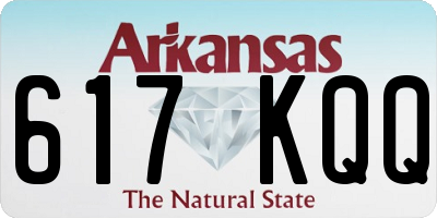AR license plate 617KQQ