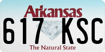 AR license plate 617KSC